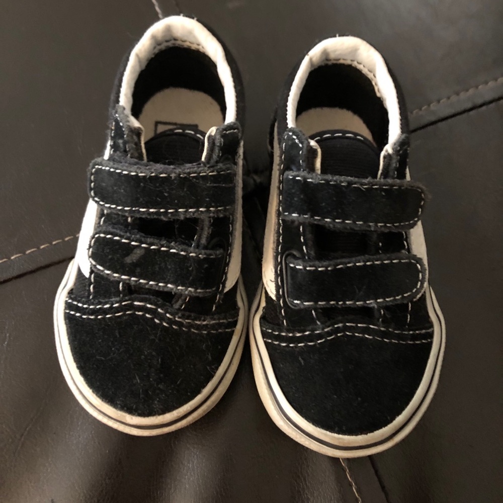 Vans Old Skool V (Black) - Baby 4.5C